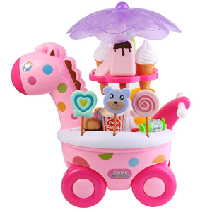 ماشین برقی آب نبات بستنی فروشی مدل زرافه Candy Ice Cream Car -اسباب بازی